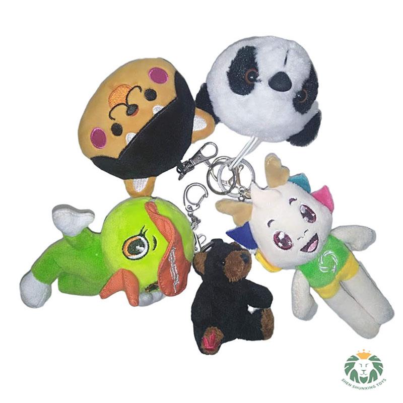 动物(wù)手机挂件毛绒公仔厂家定制儿童玩具毛绒吉祥物(wù)定做包包挂饰